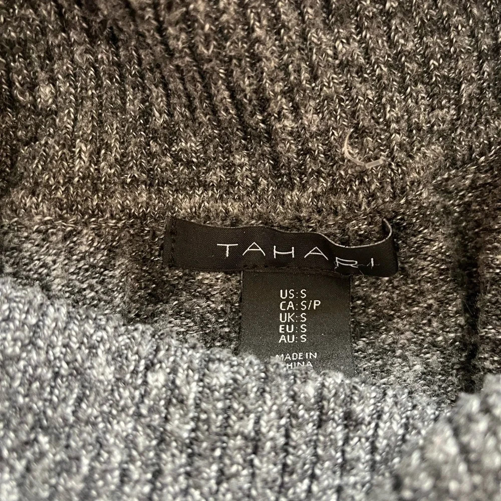 Tahari cowlneck long sleeve sweater
